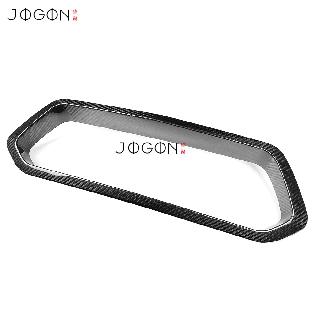 ل كورفيت C8 Z06 كوبيه LT6 2020-2025 الكربون الجاف الخارجي مانع صدمات خلفي للسيارة الجانب غطاء لوحة ماسورة العادم اكسسوارات الكسوة #6