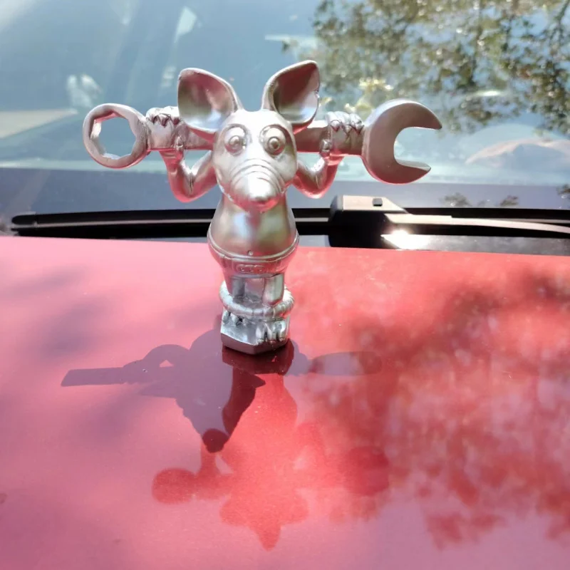 جديد الراتنج الحرف الإبداعية الماوس النحت متعة المنزل داخلي حديقة فناء الديكور الحلي #3