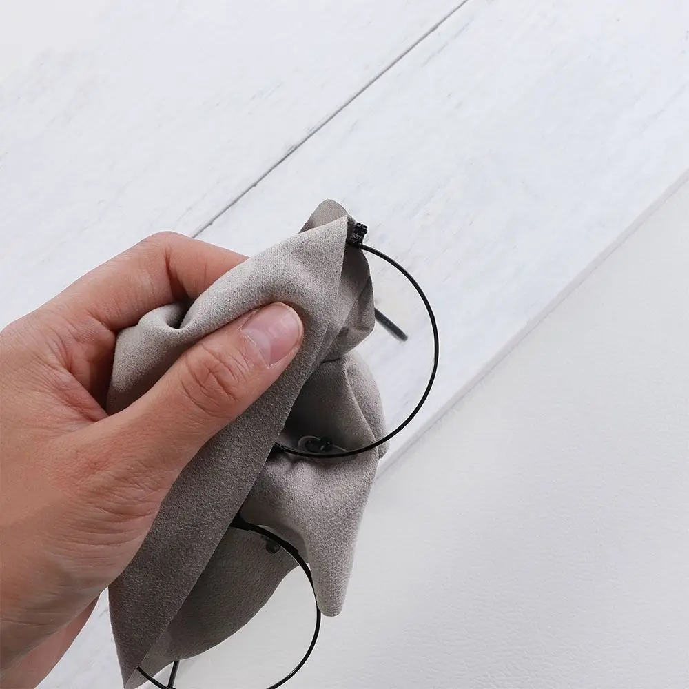 5er-/10er-Pack weiche Wildleder-Brillenreinigungstücher aus Mikrofaser für Linsen und Handybildschirme – Reinigungstücher und Werkzeuge – Detail 9