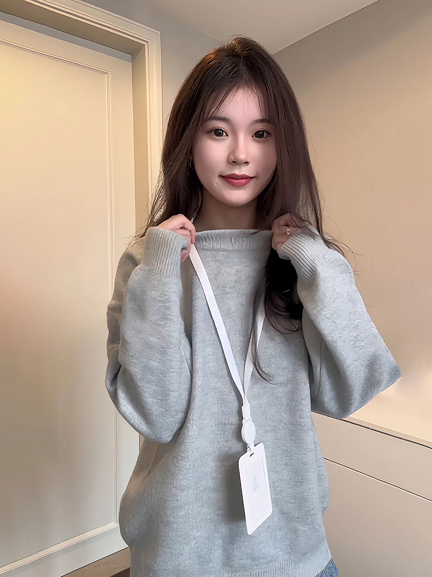 

Cleanfit Men's Knitted Sweater round Ne Pullover Basic Sle Autumn Winter Soft Comfortable Long Sve Casual Color