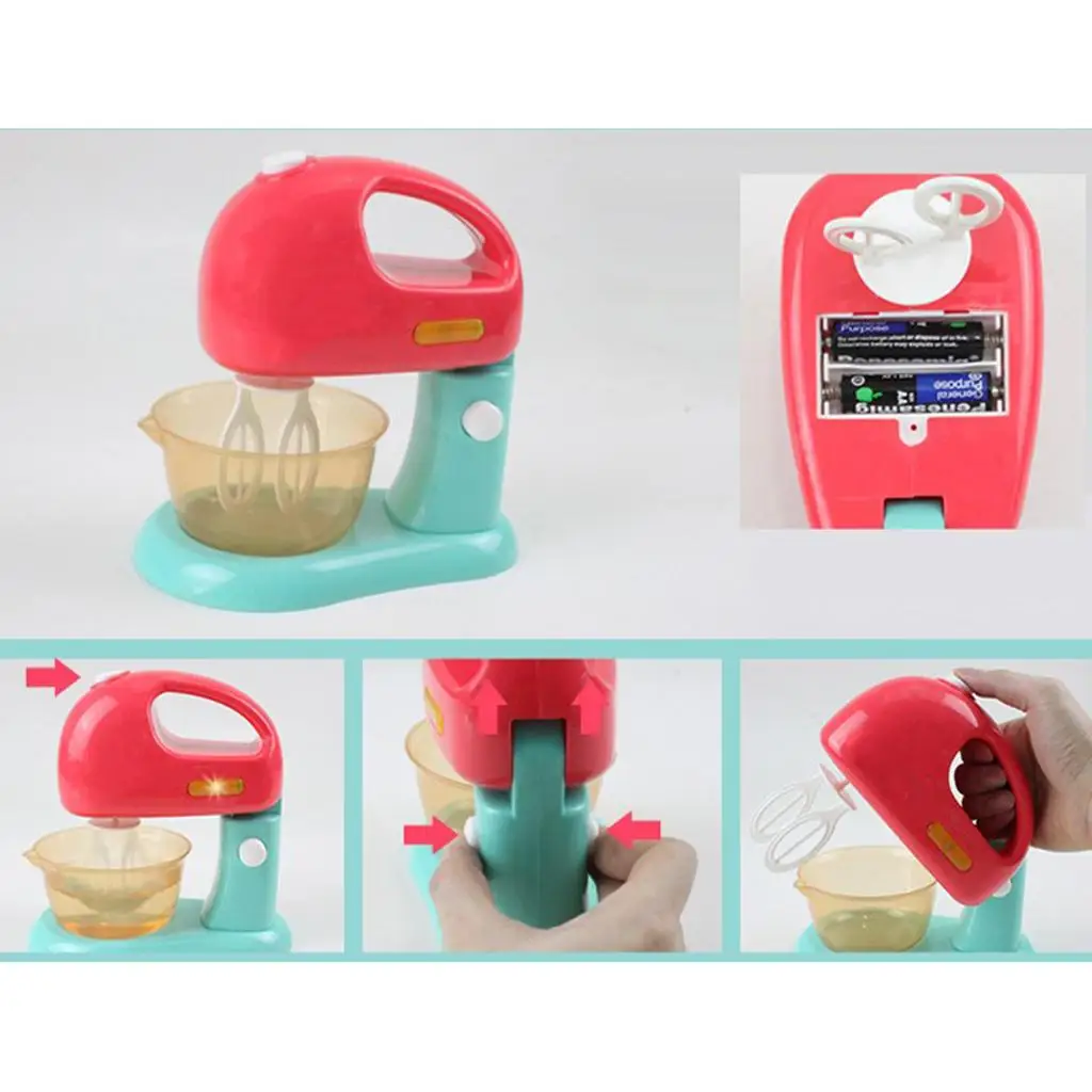 خلاط محاكاة المطبخ المنزلي مع أضواء دور الطفل