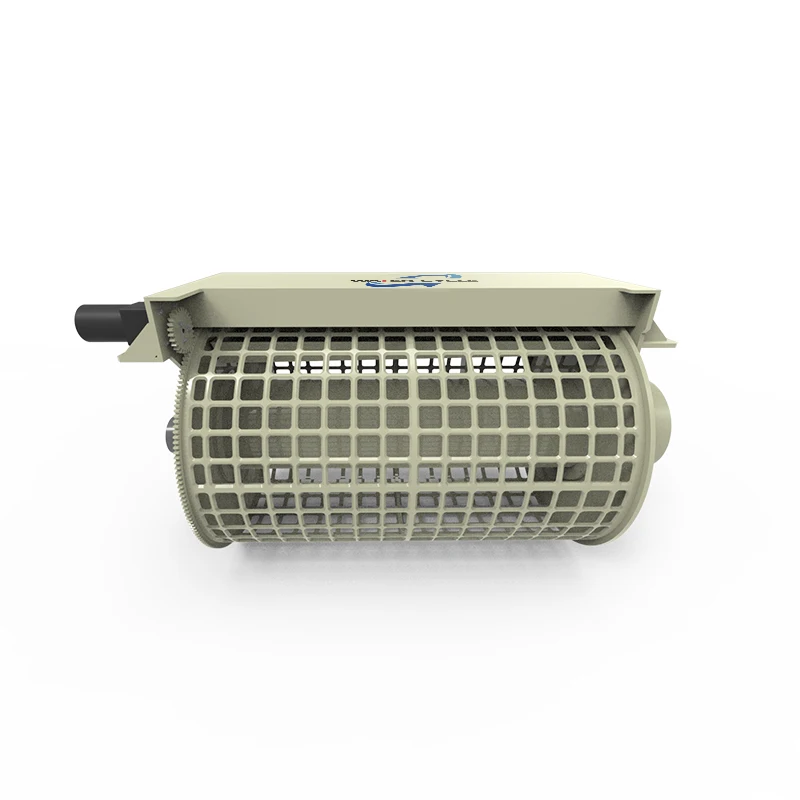 NTS100C Water Cycle Filter System Submerged Rotary Drum Filter For Clean Water For Indoor RAS Fish Aquaculture High Equipment
