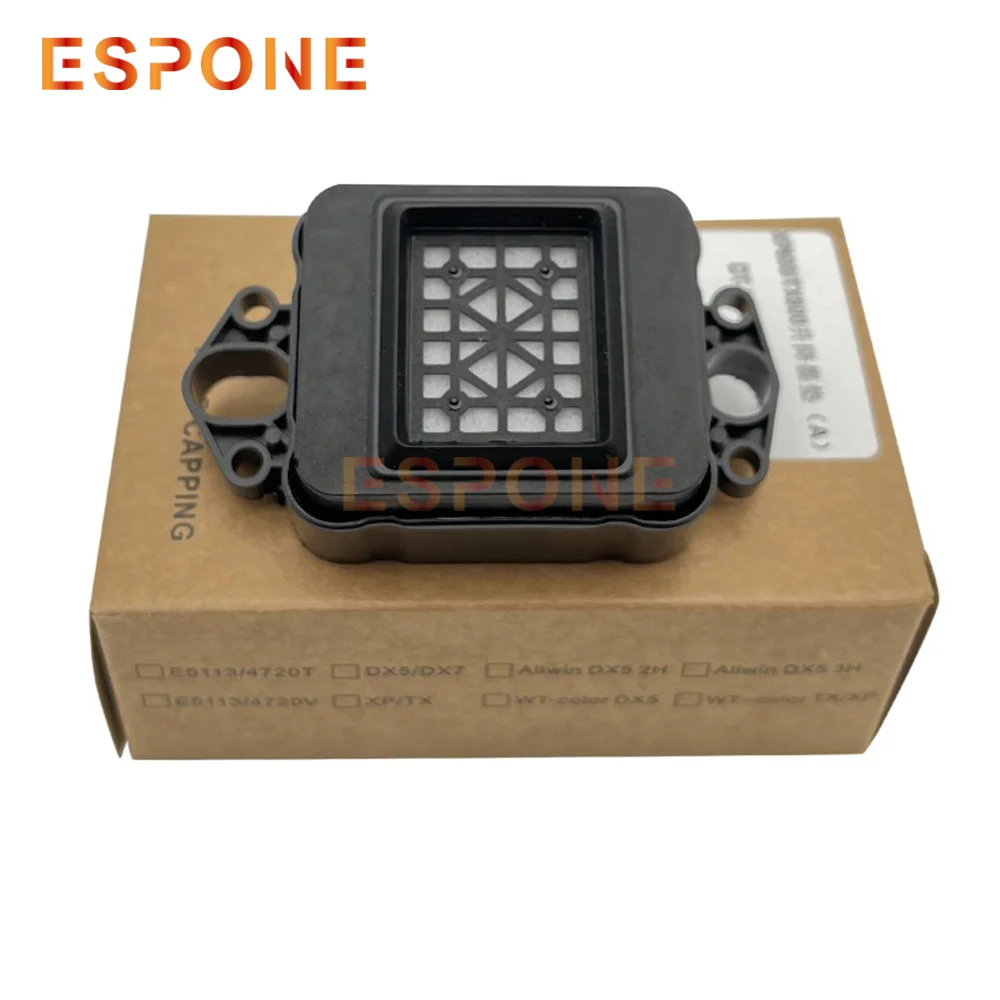 ESPONE 4Pcs/10Pcs Capping Ink Cap Station For XP600 TX800 Printhead UV DTF Eco‑solvent Printer Replacement Part