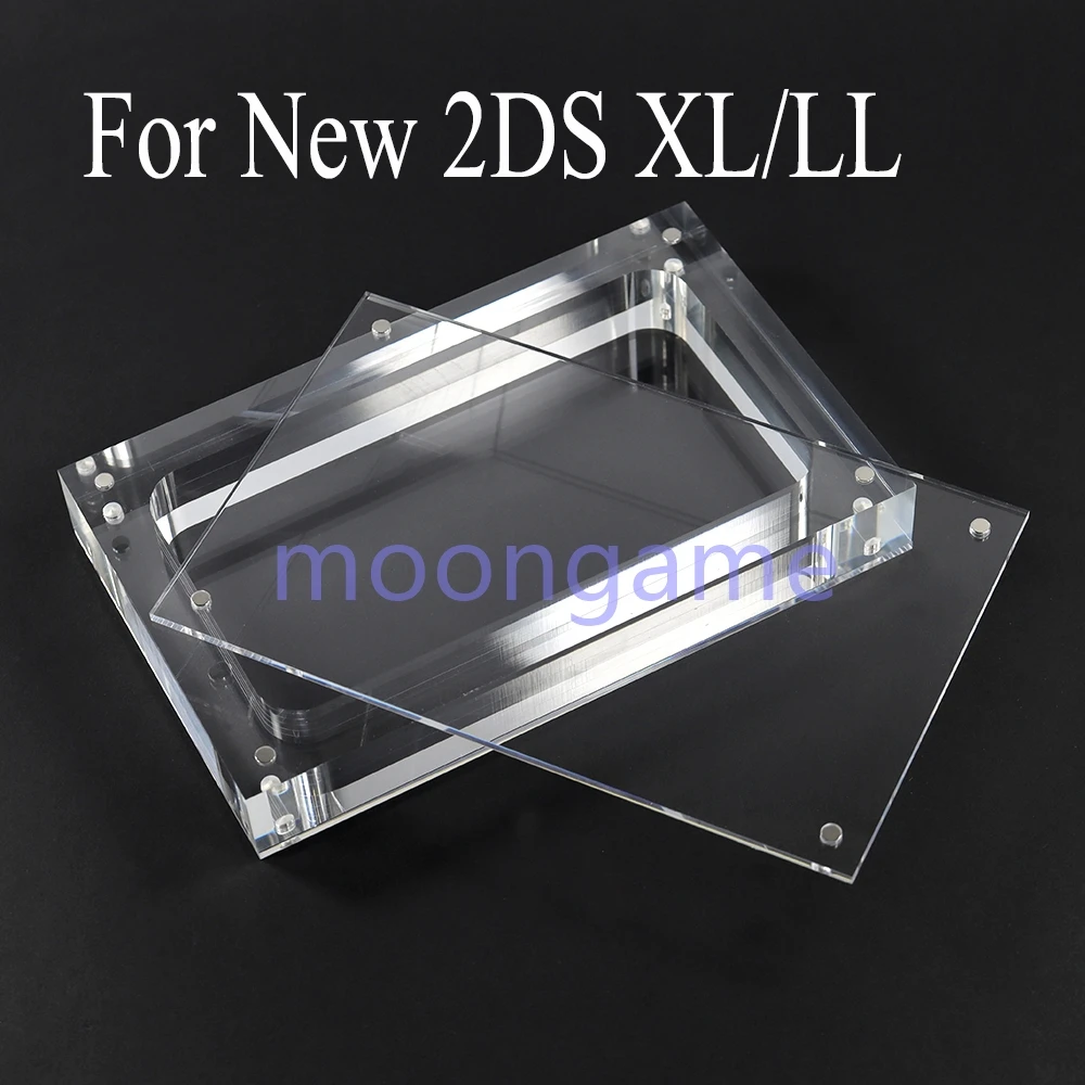

1 шт., акриловая коробка для дисплея, прозрачный защитный чехол для Nintend, новый 2DS XL/2DSLL, коллекционные коробки для хранения, чехол для игр
