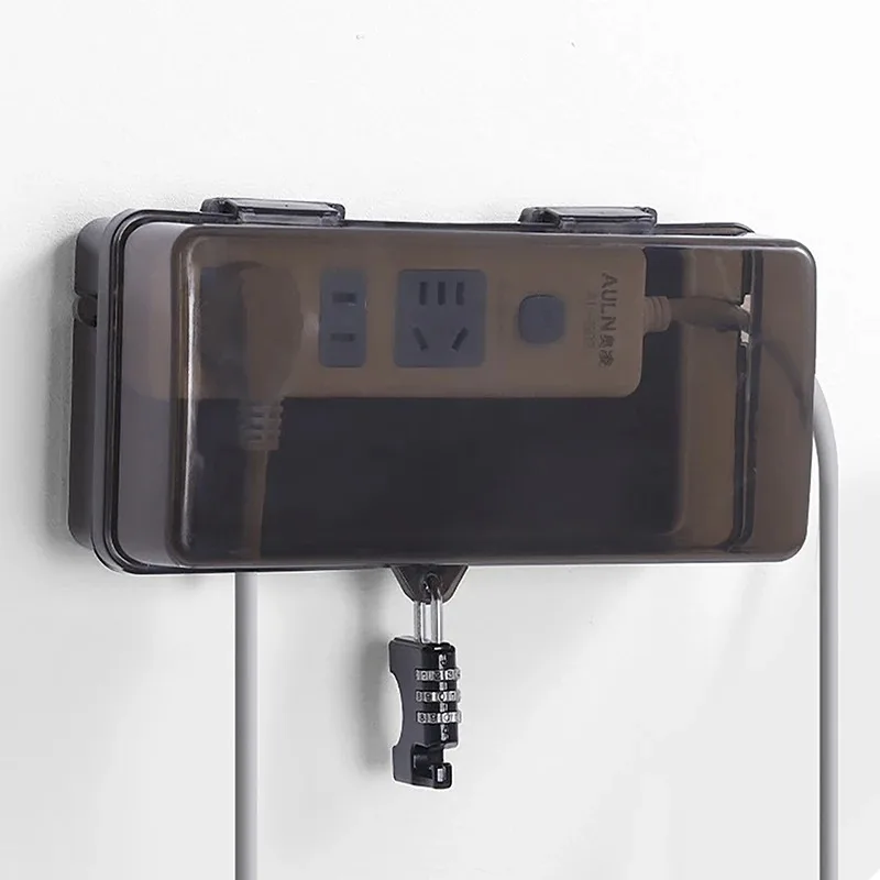 Waterproof Electrical Box for Outdoor Wiring Management Rain-Proof Cable Connection Plug Box