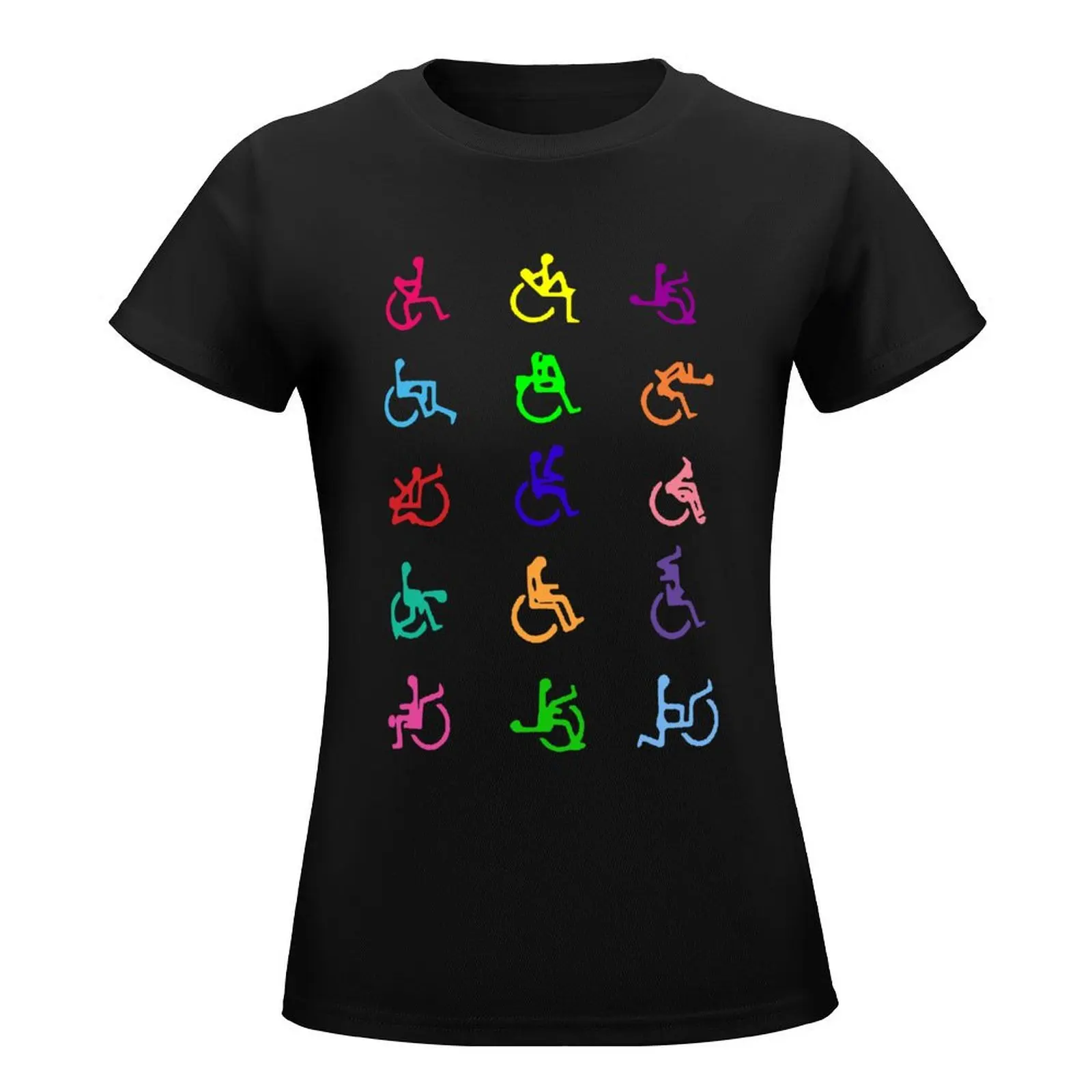 Sex And Disability T-Shirt lady clothes shirts graphic tees korean fashion Short sleeve tee Womens clothing