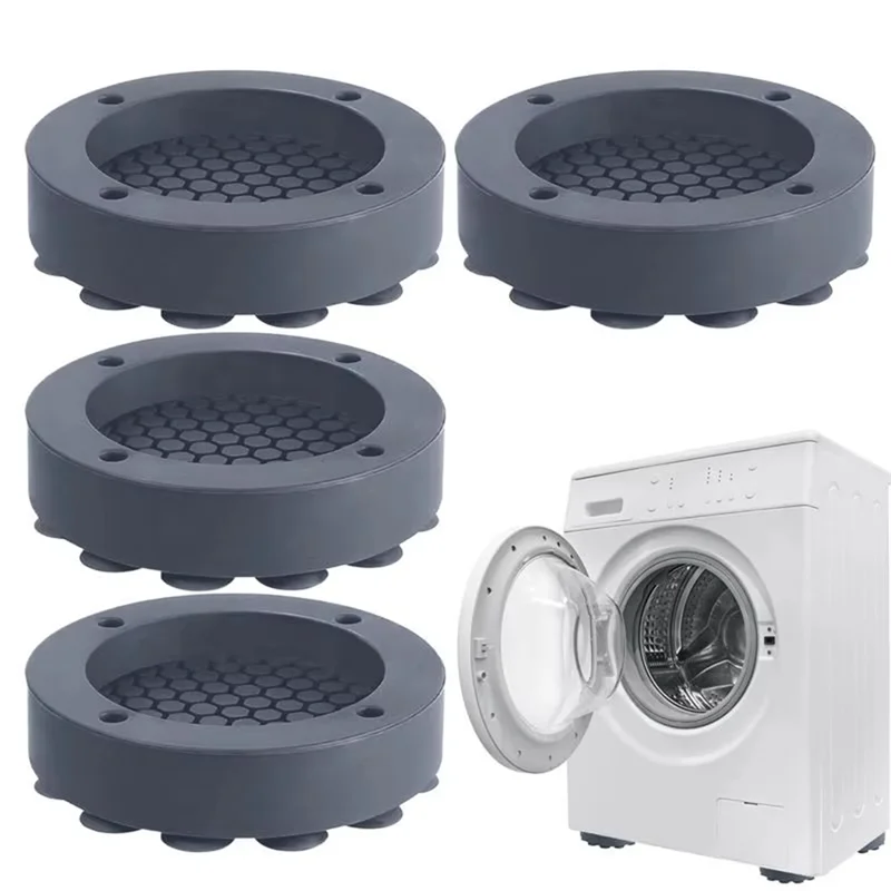 A04G-Anti-Vibration Feet Pads 4Pcs Universal Washing Machine Leg Non-Slip Silent Noise-Reducing Mat Furniture Foot Pad