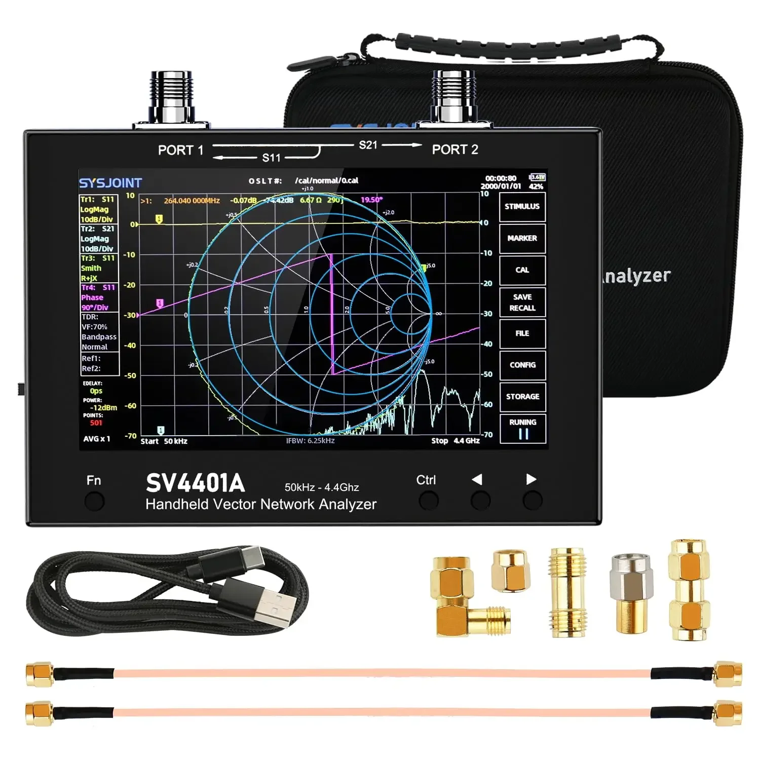 NanoVNA SV4401A Vector Network Analyzer 7