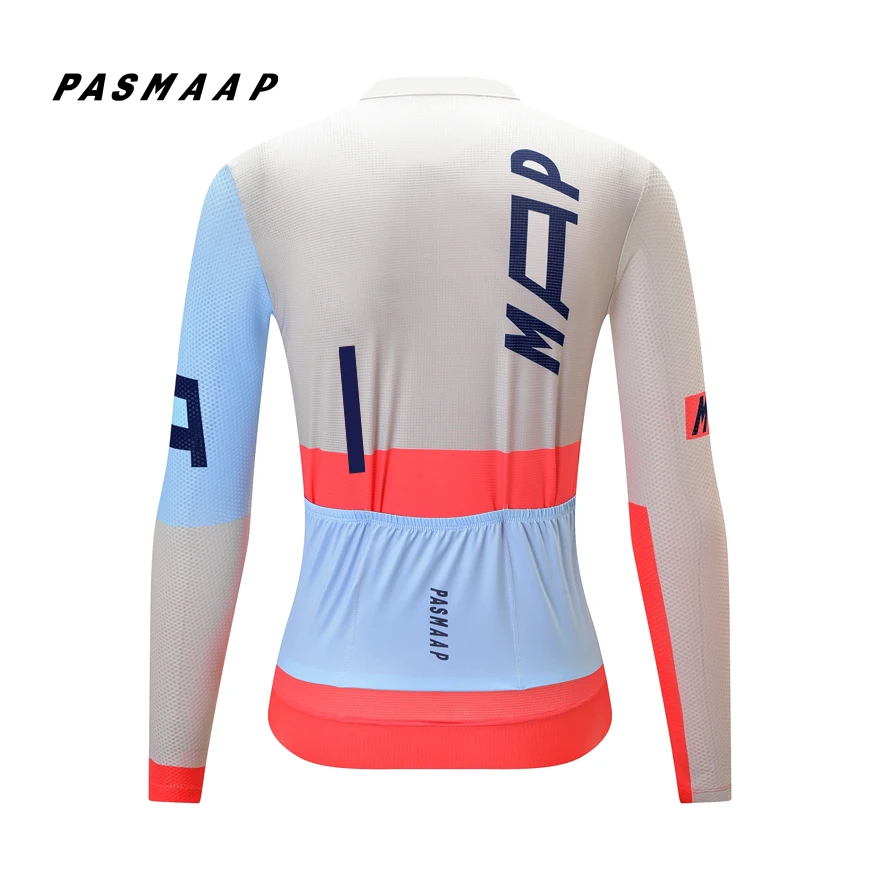 2024 PASMAAP maglia da Ciclismo manica lunga Pro Team Jersey MTB abbigliamento da bici da strada Maillot Ciclismo Hombre camicie da bicicletta