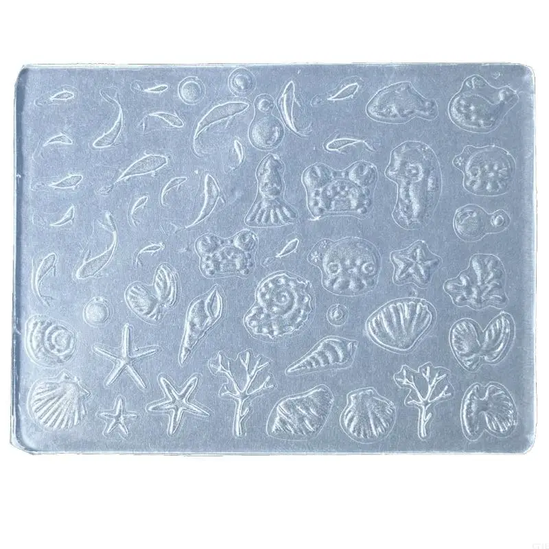 Unique 3D Art Mould Embossed Stencils Silicone Molds for Women Girls
