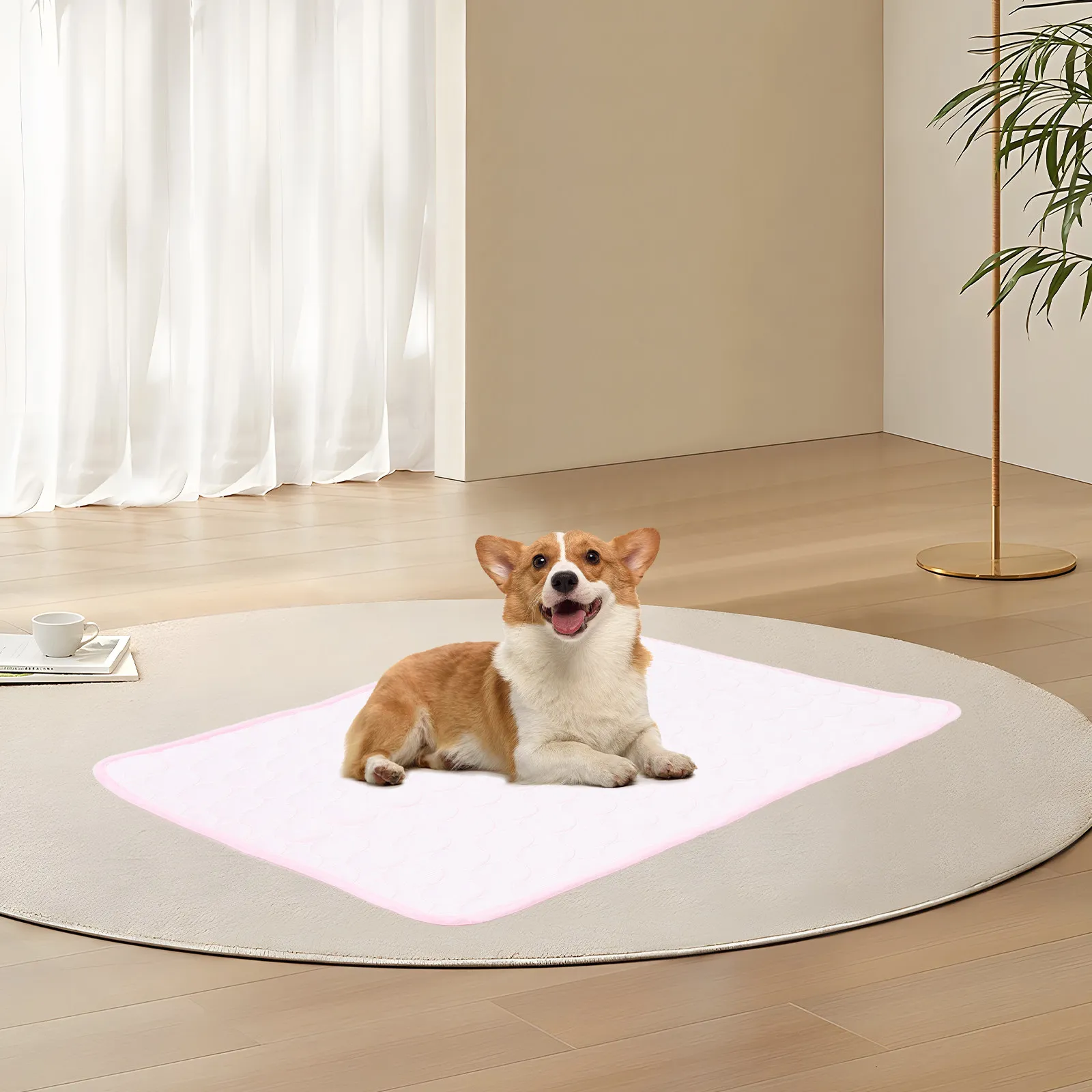 Cat Cooling Bed Dog Mat Indoor Pad Outdoor for Dogs Pet Mats Detachable Pets along with