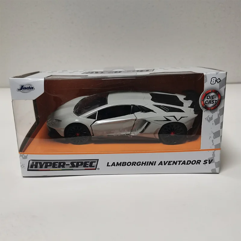 JADA 1:32 escala aleación Lamborghini Aventador SV Diecast miniatura coche de juguete modelo de simulación coleccionable recuerdo regalos de exhibición