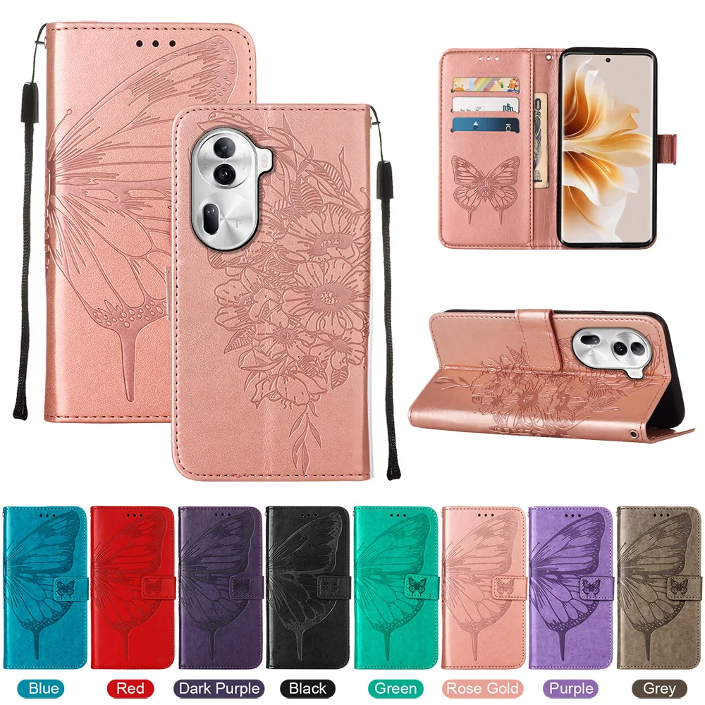 For Xiaomi 14 Ultra Wallet Butterfly Folding Flip Leather Case For Xiaomi 14 Pro Card Holder Stand Phone Book Phone Cover Fundas