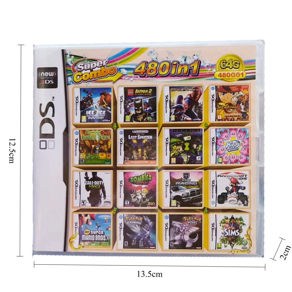 Scheda per videogiochi di alta qualità Multi giochi Compilazione 4300 in1 DS NDS 3DS 3DS NDSL Cartuccia di gioco Lettore portatile (scheda R4)