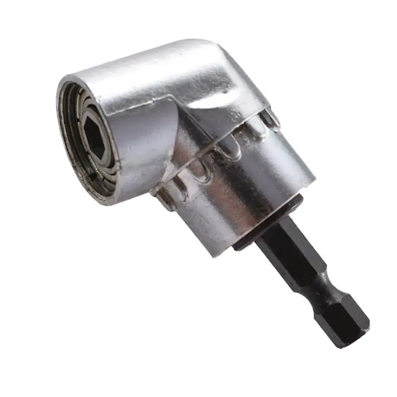 

Адаптер для прямоугольной дрели, держатель бит с шестигранным хвостовиком, гибкий адаптер для дрели под углом 105 градусов для плотных помещений, плотницких помещений