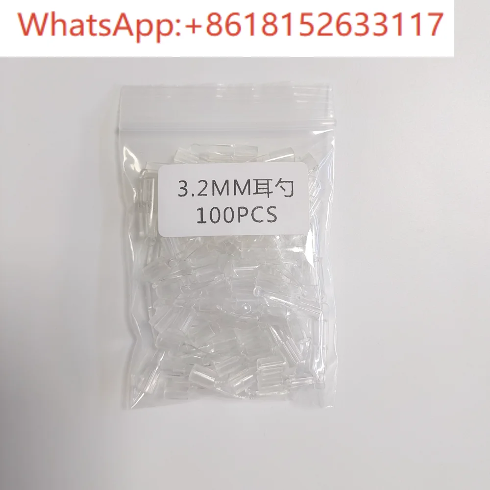 100 Stück 3,5/3,9/5,5 mm visuelles Ohr-Roller-Zubehör, visueller Ohr-Roller-Ersatzkopf für Erwachsene und Kinder-Ohr-Roller