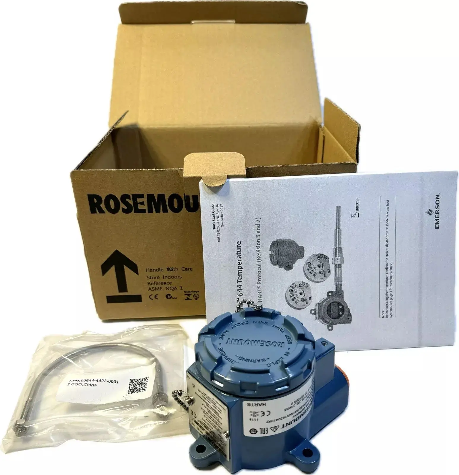 High Quality  For Rosemounts 644 Stainless Steel Intelligent Multi-Function Temperature Transmitter 4-20MA Gauge Factory