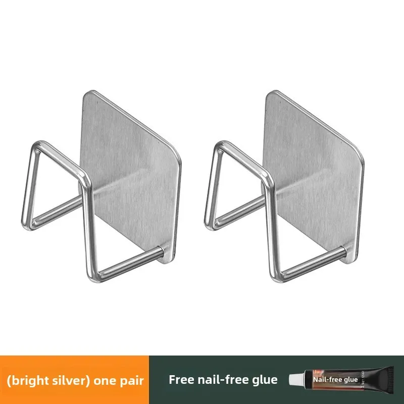 Cutting Board Rack No Punching Pot Lid Cutting Board Chopping Board Placer Wall-mounted Stainless Steel Kitchen Shelf Artifact