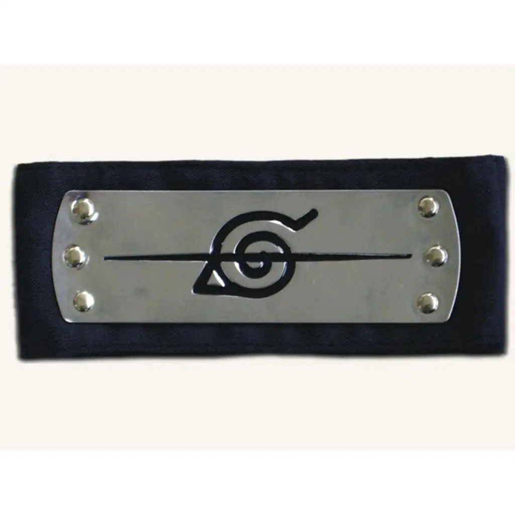 Naruto- Uzumaki Naruto para meninos e meninas nova moda dos desenhos animados anime tendência anime periféricos testa proteção metal bandana