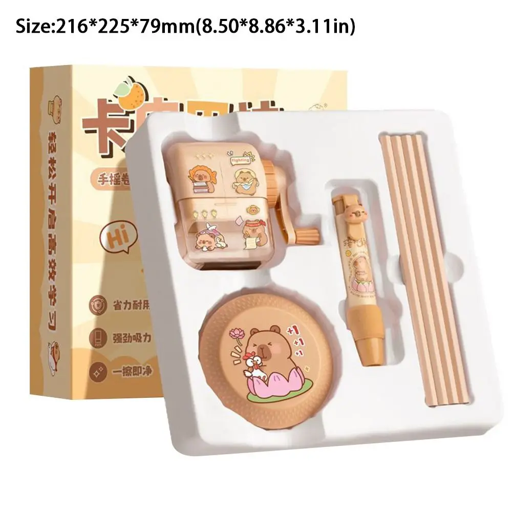 Gift Large Capacity Capybara Stationery Set Panda Cartoon Back-to-school Gift Kit Pencil Case School Supplies