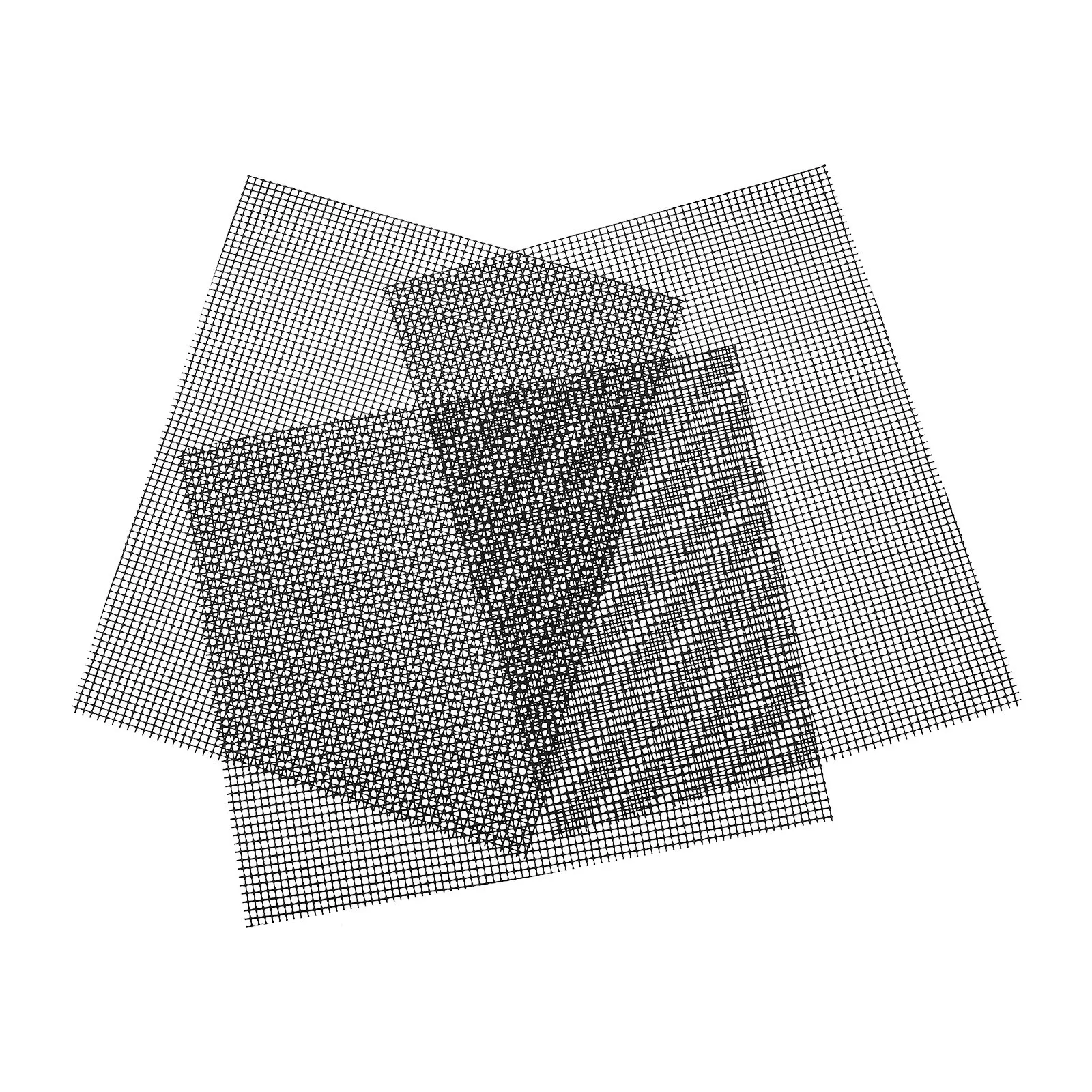 Barbecue Grill Mesh Mat Heat Resistant Nonstick Bbq Grill Net for Steak Vegetable Outdoor Camping Picnic Reusable
