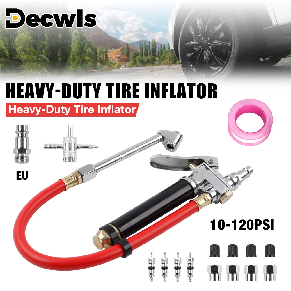 

Механический пистолет для накачки шин 10-120 фунтов на кв. дюйм, ручной насос для накачки шин, интерфейс ЕС, штанга воздушного насоса, быстрое накачивание манометр для контроля давления в шинах автомобилей и мотоциклов