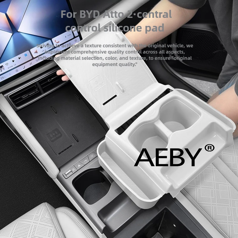 

AEBY For BYD Atto 2 Smart Driving Edition 2025 Full Cover Silicone Tray Anti-Slip & Scratch Proof,All-in-One Protective Cover