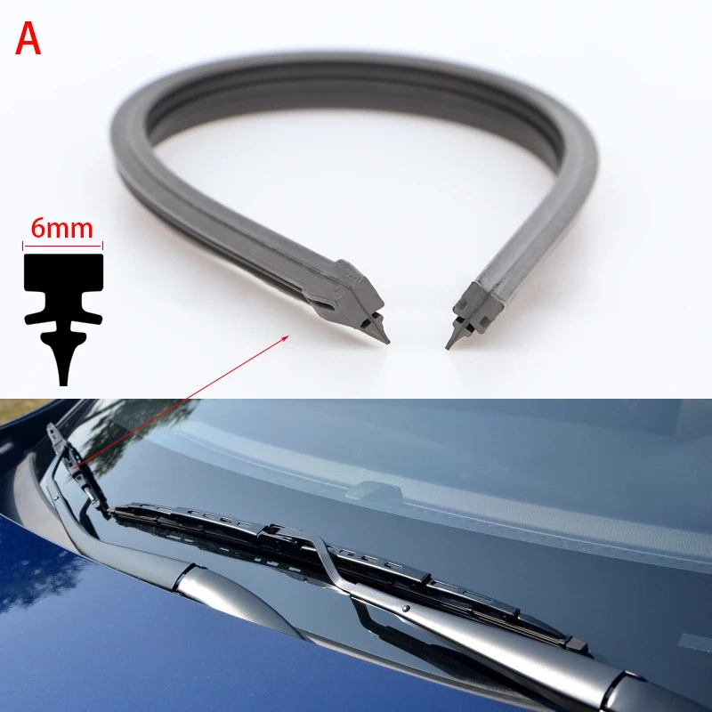 1x Wiper Insert Rubber Strip Refill For SUZUKI SWIFT Grand Vitara SX4 Jimny GSR Car Wiper Blade Accessories