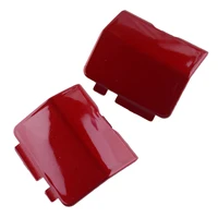 1 par de parachoques trasero ABS para coche, gancho de remolque rojo, cubierta de ojo, embellecedor apto para Mazda 6 2013 2014 2015 2016 2017 2018