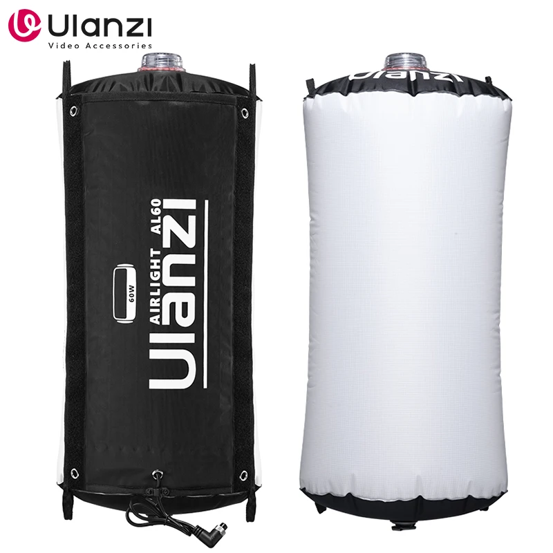 

Ulanzi AL60 60W Inflatable Air Tube Light APP Remote LED Video Light 2700K-6500K Bi-Color Light Stick w Handle for Photography