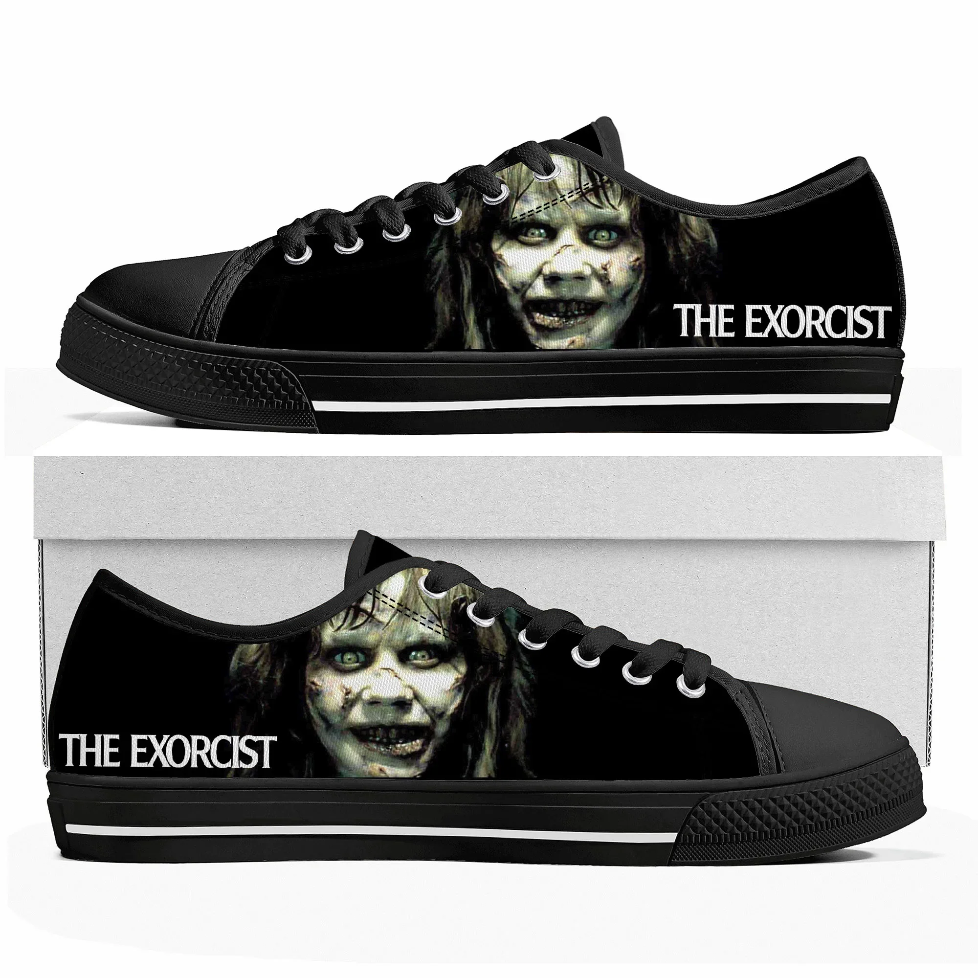 

The Exorcist Low Top Sneakers Mens Womens Teenager Canvas High Quality Sneaker Casual Custom Made Shoes Customize DIY Shoe