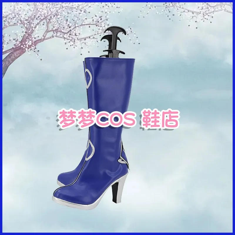 Gra Naraka: Bladepoint ‌    NARAKA ‌   Buty do kostiumu Lannie Cosplay, ręcznie robione botki ze sztucznej skóry, buty anime na karnawał, imprezę, Halloween
