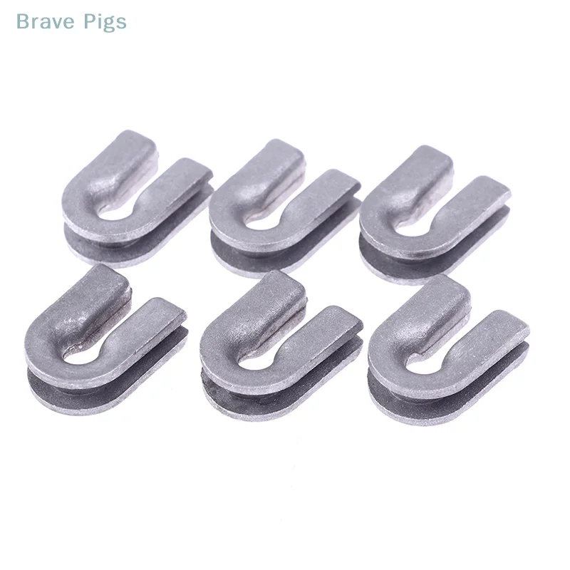 6Pcs Grass Trimmer Head Eyelet Bump And Go Nylon Fit For Husqvarnaa T35 T25