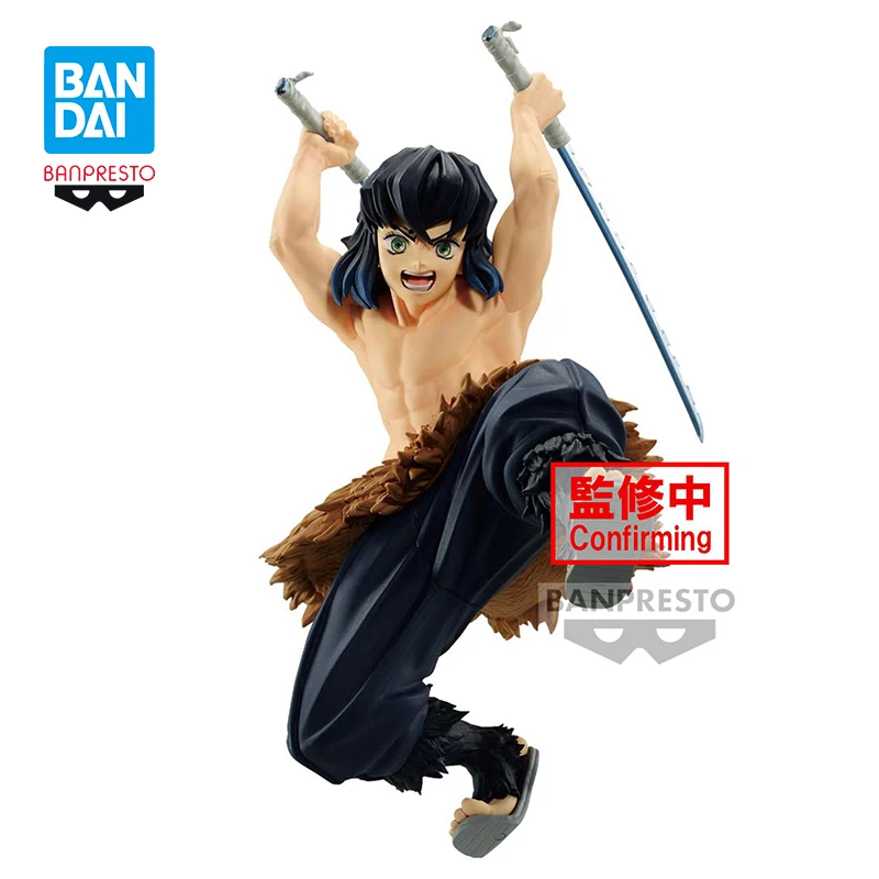 

Оригинальные игрушечные фигурки-модели из ПВХ с виброзвездами, рассекающими демонов, BANDAI, Inosuke