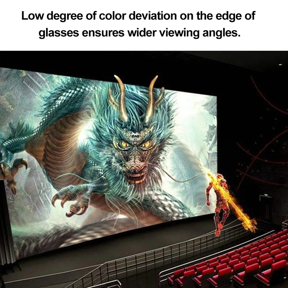 Gafas 3D pasivas polarizadas AEE9 para televisores 3D, cine 3D real, para juegos y televisores 3D de Sony Panasonic