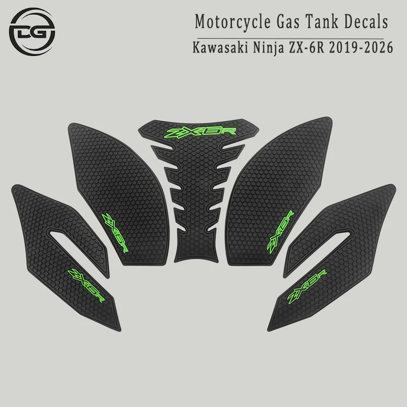 カワサキ-ニンジャ-zx6r-zx-6r-2019-2020-2026用-ニーグリップデカール-zx-6r-2019-2023-オイルアンチスリップステッカー