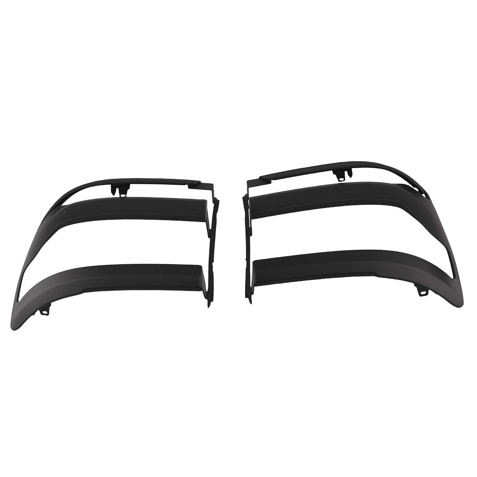 

Front Headlamp Bezel for Chevrolet Silverado 1500 LD Custom/LT 2019 Black Pair