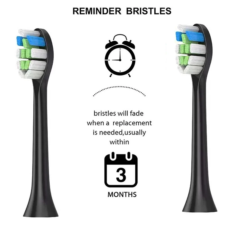 4 PCS Professional Electric Toothbrush Replacement Heads Soft Dupont Bristles Nozzles Tooth Brush Heads For Sonic Oral Care