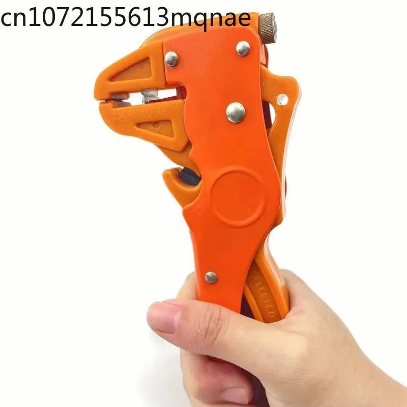 VCFS‑33 Three‑Port Fiber Optic Stripper Plier Tri‑Hole Wire Stripping Hand Tool for FTTH Optical Cable Processing Work