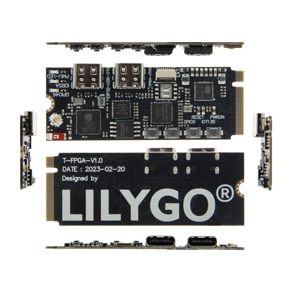 LILYGO T-FPGA ESP32-S3 FPGA GW1NSR Low Power Microcontroller Development Board