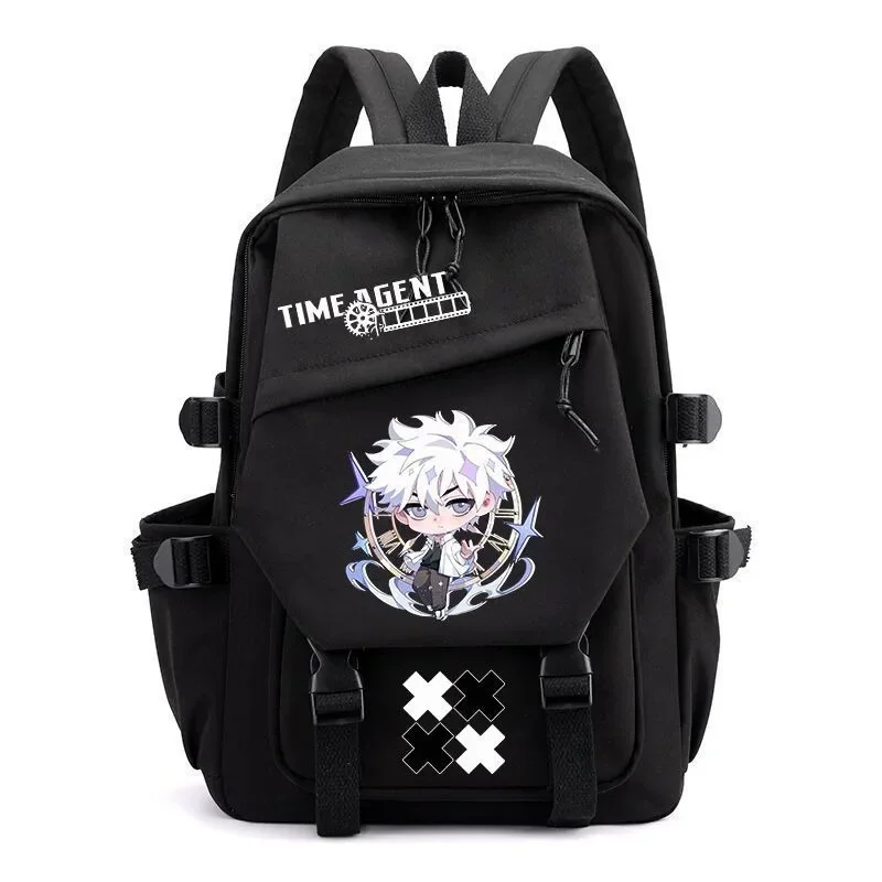 

Chibi, Black White Pink Green, Link Click, Student Kids Teens School Bags, Large Capacity Mochilas Anime Backpacks Girls Boys