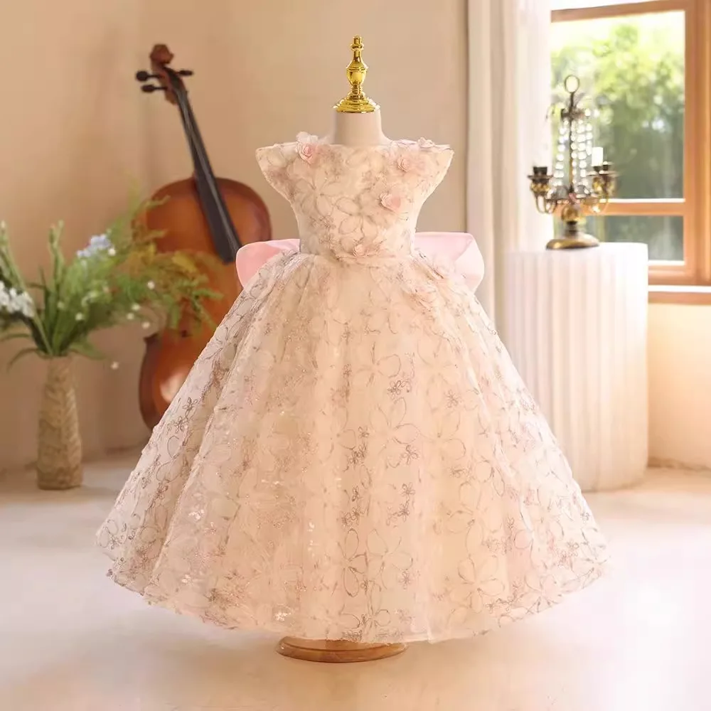 Kids' Dresses for Girls From 8 to 12 Years Old Children Clothes Girl Child Girl Wedding Dress 2024 Ball Gown Sukienka Elegant