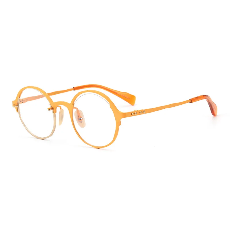 

beautiful, the original Japanese designer pure titanium glasses frame, super personalized frames with myopia women