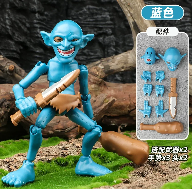 Glückliche 13 Puppe Figur bewegliche Gelenk puppe Gelenk puppe Glück 13 3d zusammen gebautes Jungen spielzeug geschenk – Detail 8