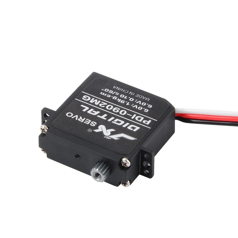 JX PDI-0902MG-Servo estándar Digital de alto Torque, 9,4g, 2,6 kg, para avión teledirigido, Robot y helicóptero