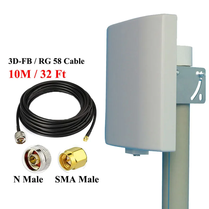 Flat Panel Antenna,directional high gain Lora antenna ,UHF, RFID, 915MHz, 923MHz,Vertical Polarization for Meshtastic system