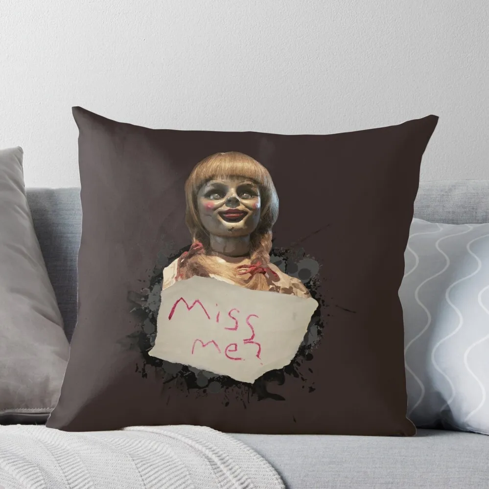 

Annabelle the Doll Throw Pillow Sofa Cushion Decorative pillow case