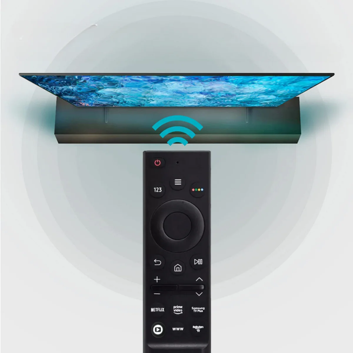 Remote Control Compatible With Samsung 4K Smart Kit With Batteries