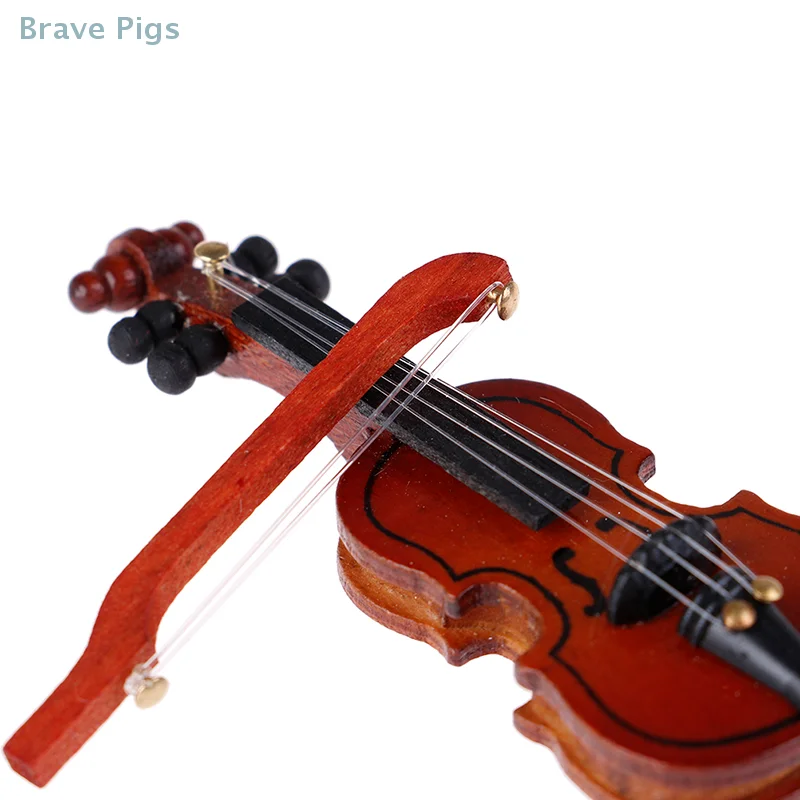 Dollhouse Violin Mini Wooden I – Musical Instrument Old Bewertung und Preis