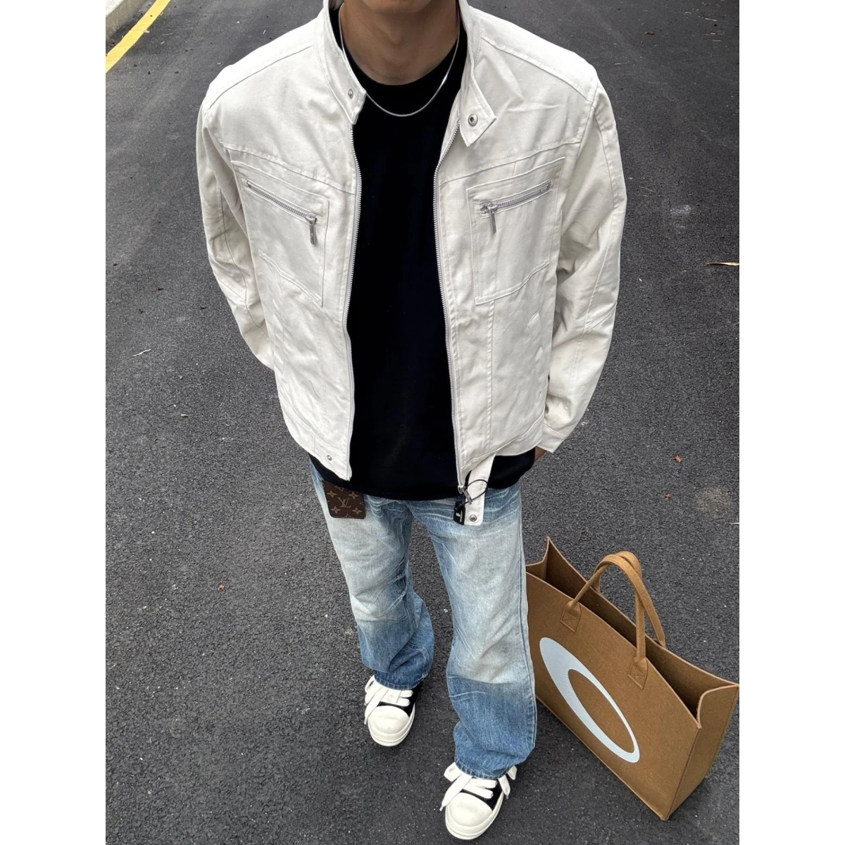 

Мужская ор джинсовая куртка Cleanfit, рабочая одежда American Waed Detroit, осенняя модная верхняя одежда, повседневное свободное пальто